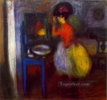 部屋の中 ロッジ 1900 キュビズム パブロ・ピカソ Oil Paintings
